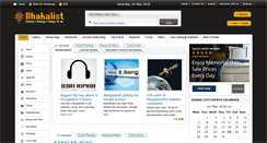 Desktop Screenshot of dhakalist.com
